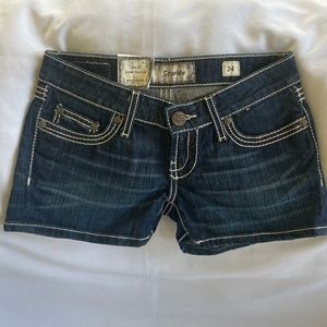 BKE Starlite Denim Size 24 Slim Fit Super Low Rise